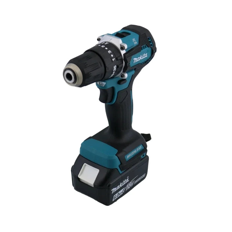 Makita DDF487 Driver Drill 18V LXT Motor Brushless Compacto Grande Torque Bateria de Lítio Parafusadeira Elétrica