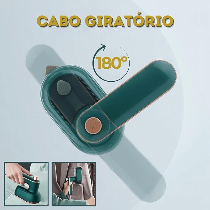 Mini Ferro a Vapor Portátil